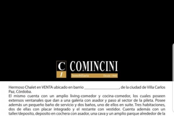 Villa Carlos Paz Villa del Lago Hermosa casa a estrenar detalles de categoria 3 dormitorios